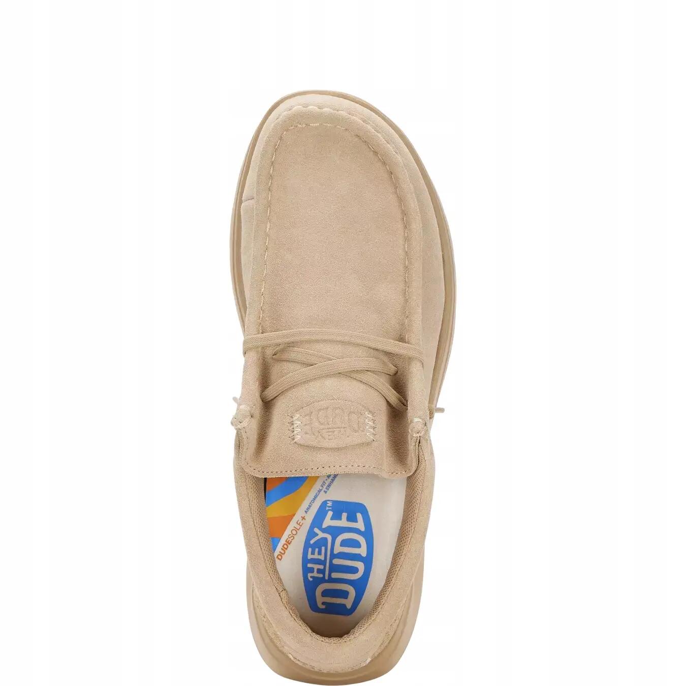 HeyDude Męskie Buty Mokasyny Wsuwane Zamszowe Wally Comf Suede 42 6/6