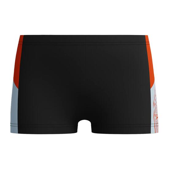 Short De Bain Motif/style Blocs De Couleurs DIVE Garçon (Orange)