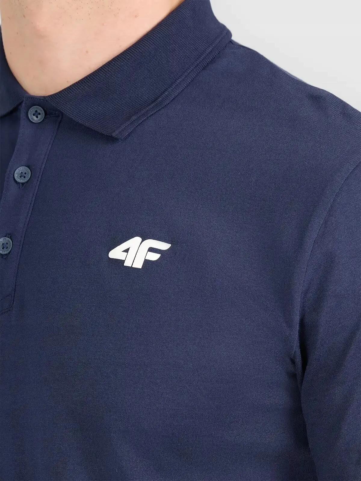 KOSZULKA POLO MĘSKA 4F SPORTOWY T-SHIRT  M0770 SS26 4/5