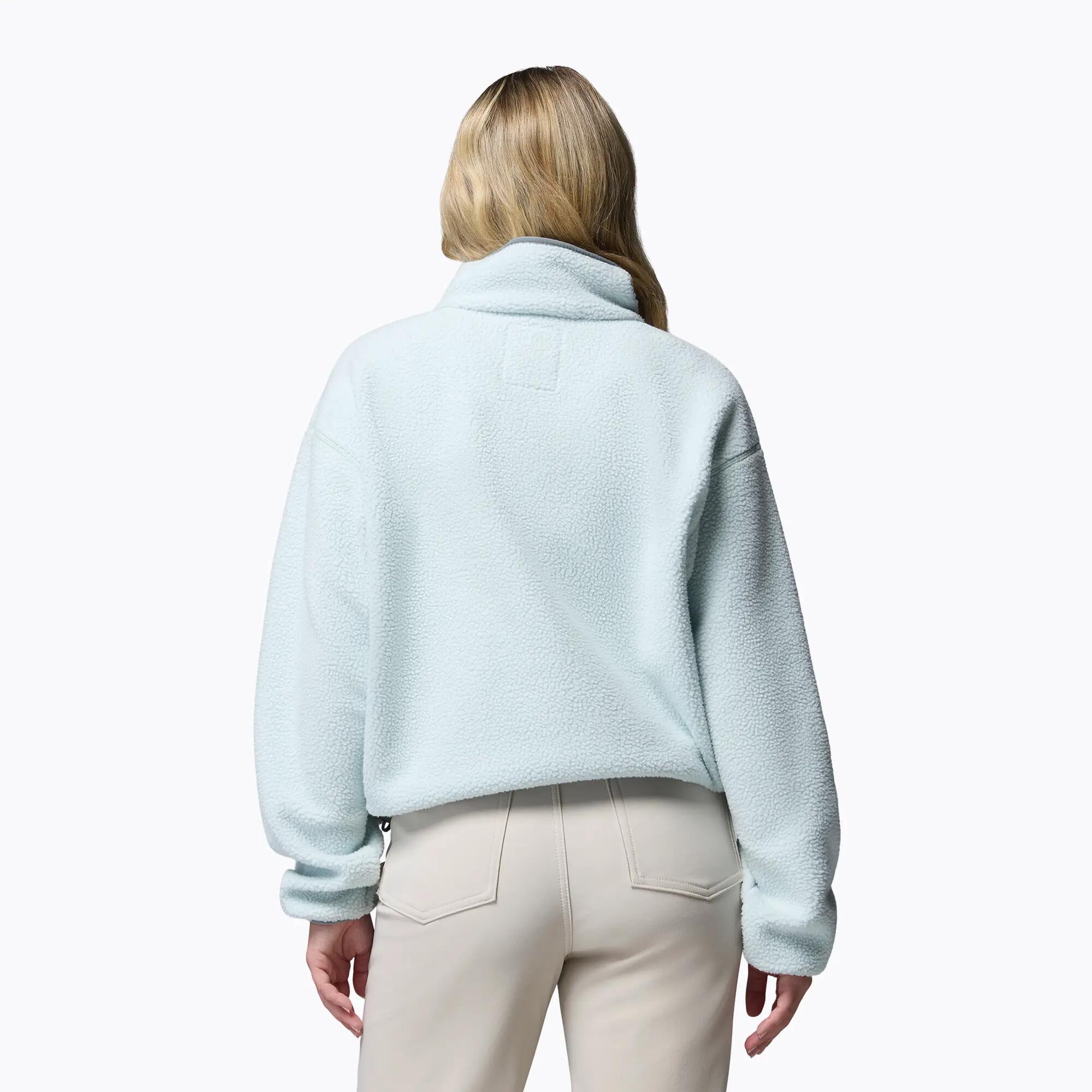 Női Helvetia II Cropped Half Snap Fleece polár pulóver 3/7