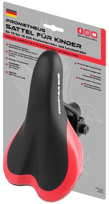 Sella bici bambino 10/12/14/16 pollici Premium Ø222 mm Viola