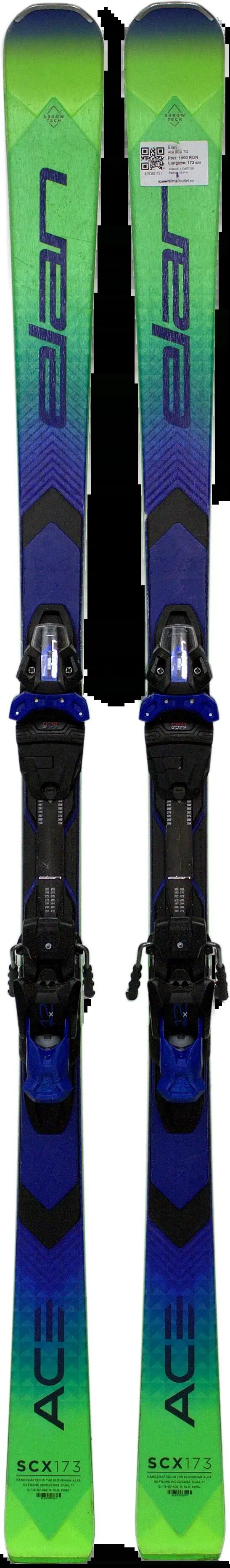 Használt síléc kötéssel - Elan Ace SCX TI2 173cm 2/5
