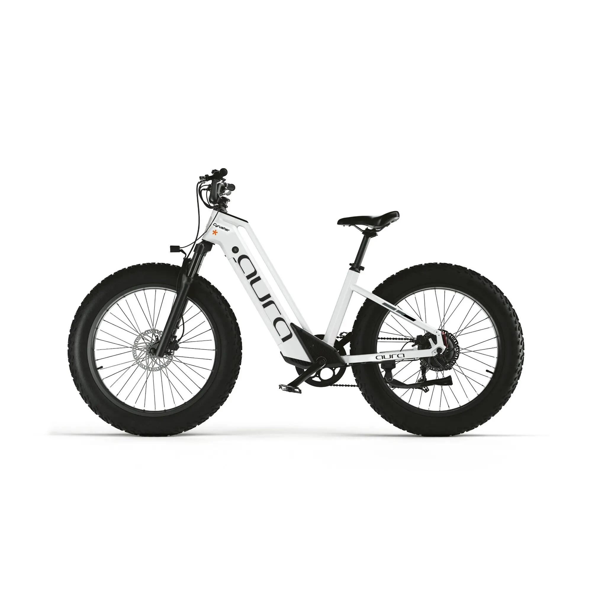 Vélo électrique Aura cadre bas pneus larges batterie 52V 15Ah 95Nm 96km 2/7