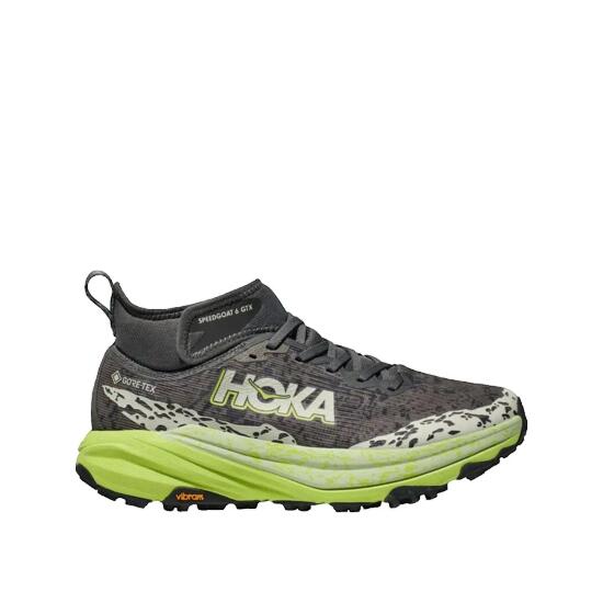 Zapatos de trail HOKA Speedgoat 6 Mid GTX Gris/Verde