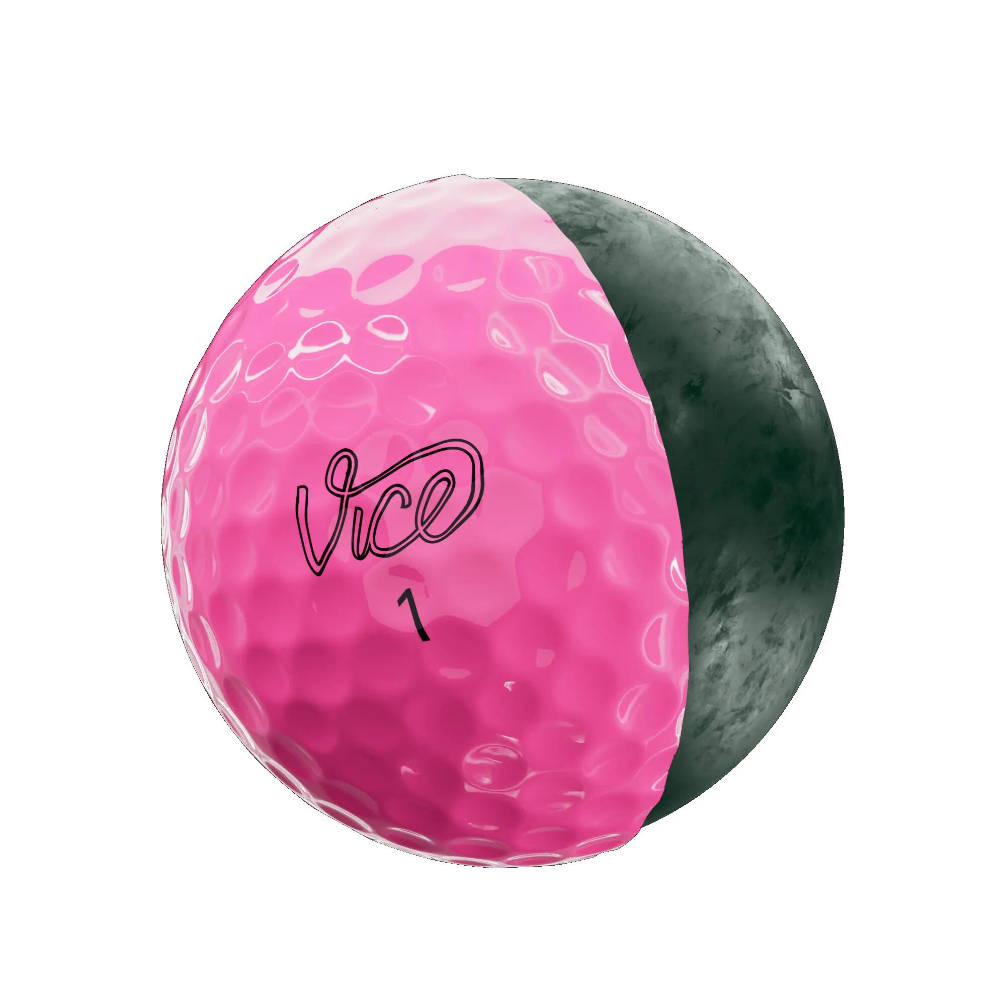 Balles de golf Vice Drive 12x roses 7/7