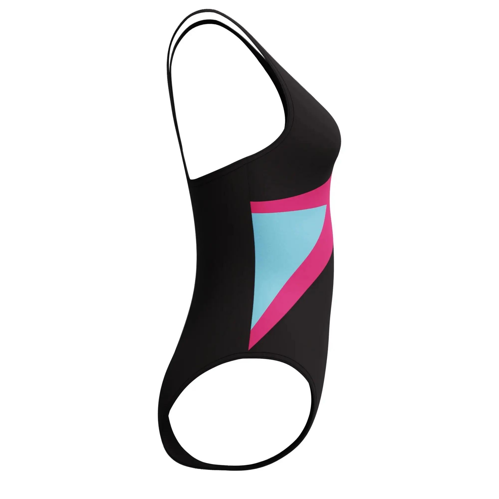 Maillot De Bain 1 Pièce HYPERBOOM Femme (Noir / Rose) 6/7