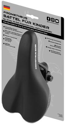 Sella bici bambino 10/12/14/16 pollici Premium Ø222 mm Viola