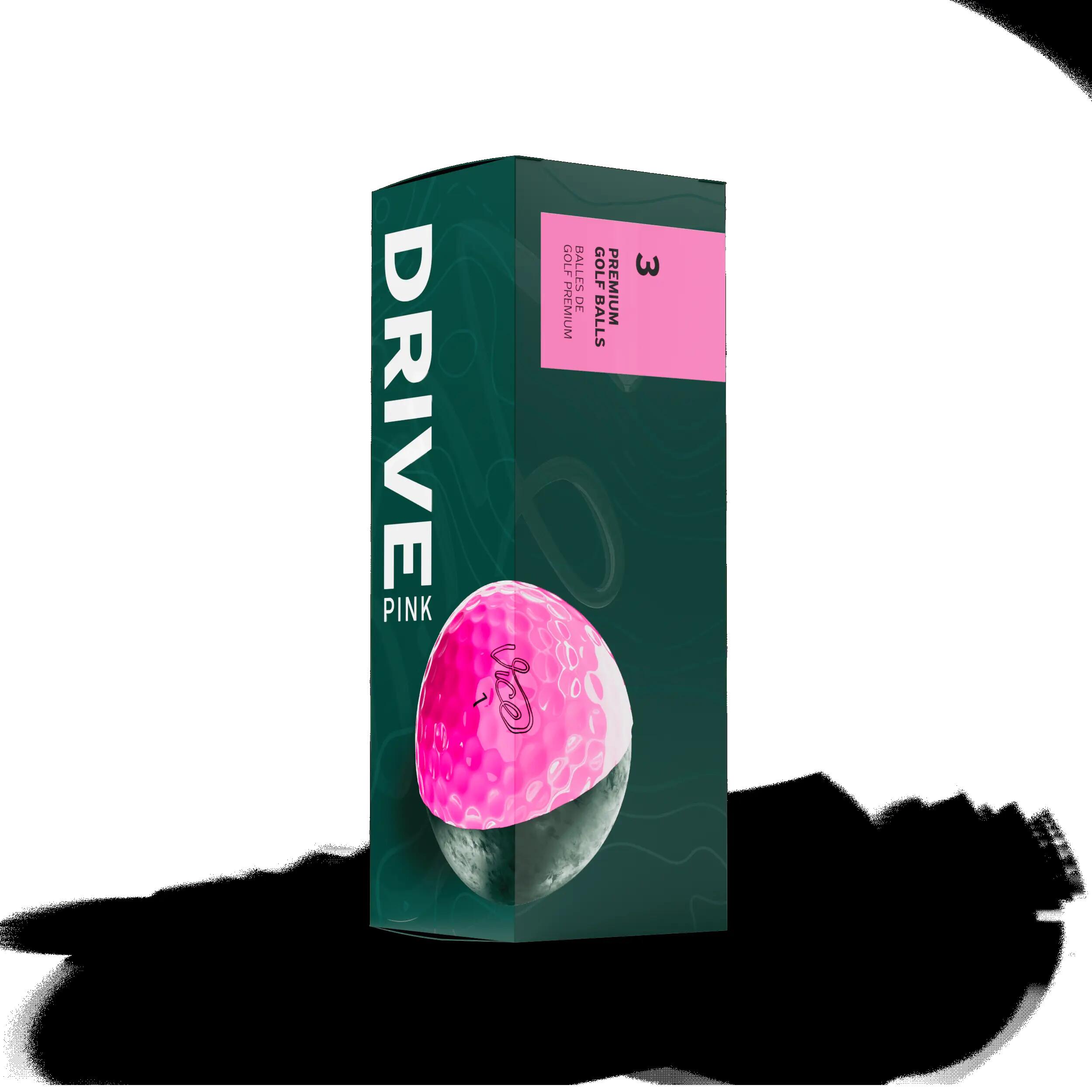 Balles de golf Vice Drive 12x roses 5/7