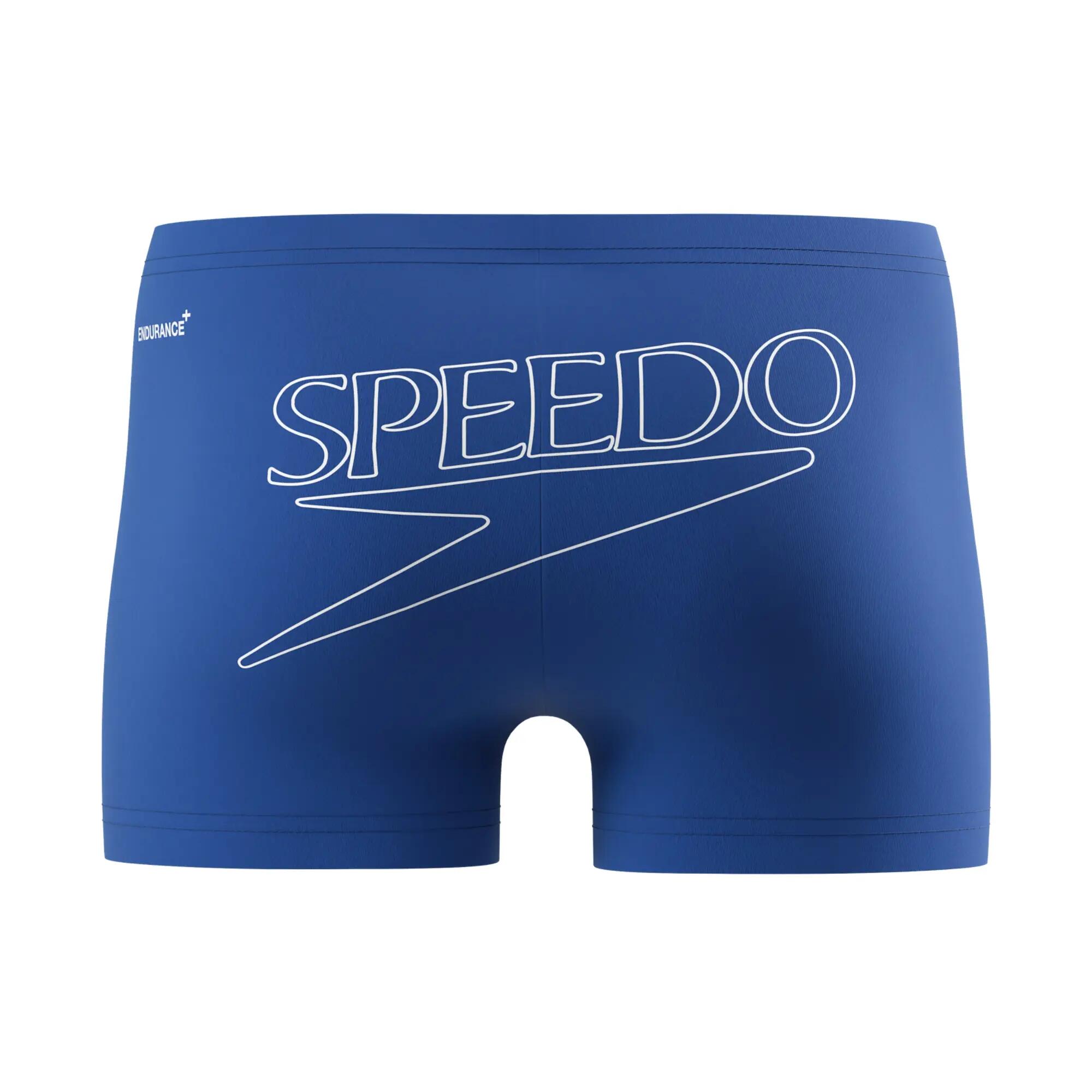Costume Da Bagno A Pantaloncino Grande Logo Resistenza+ Uomo Speedo Blu 2/6