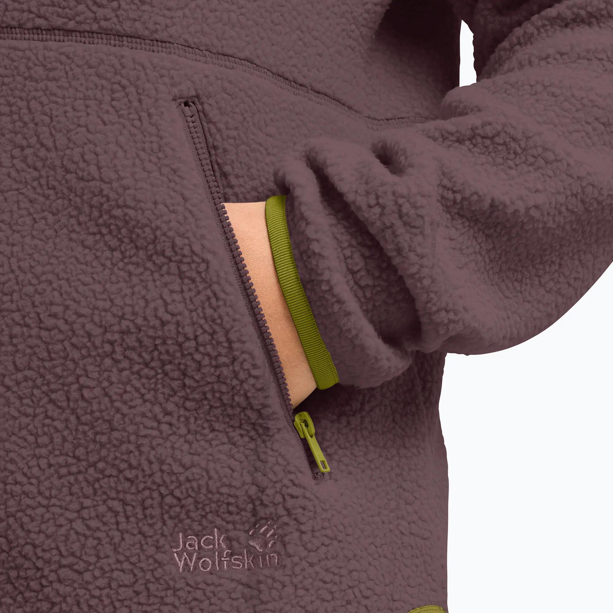 Casaco polar feminino Jack Wolfskin Lite Curl Full Zip 5/7
