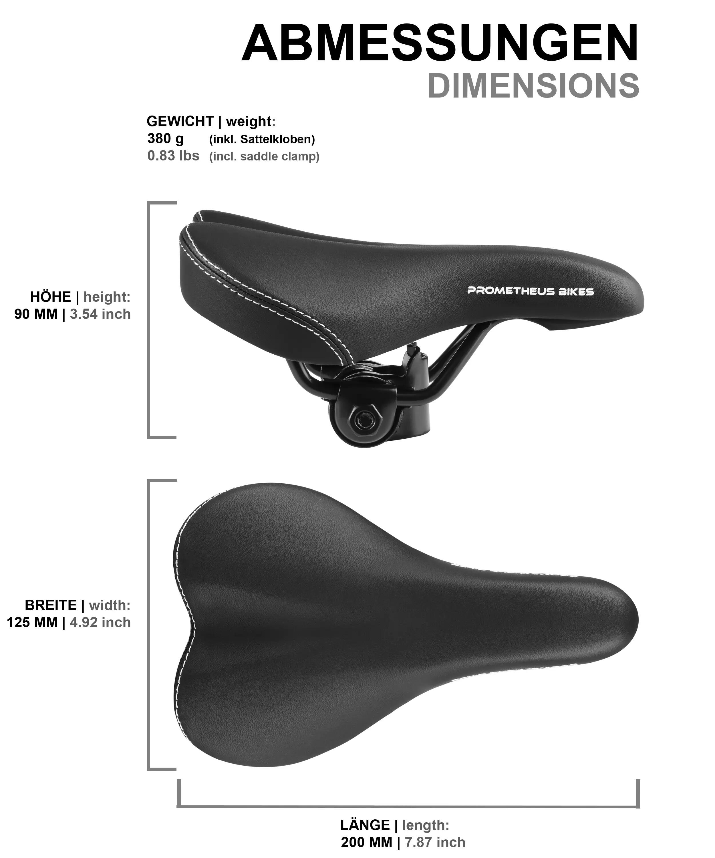 Selle vélo enfant draisienne 10/12/14/16 pouces Premium Noire 4/6