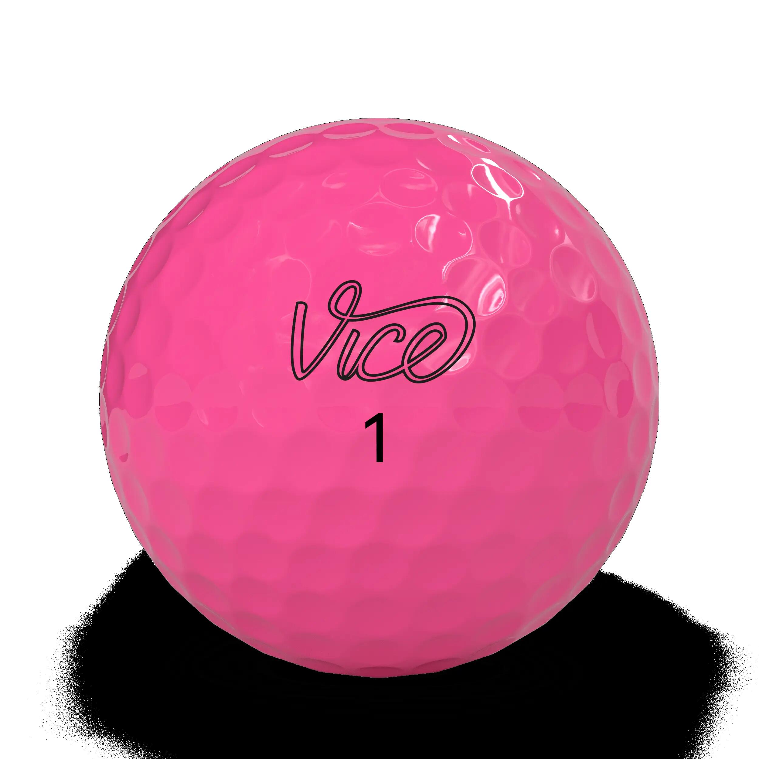 Balles de golf Vice Drive 12x roses 3/7