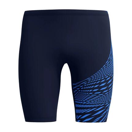 Jammer De Natation Motif/style Ondulé MEDLEY Homme (Bleu Marine / Bleu)