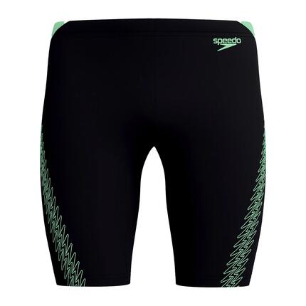 Jammer De Natation Motif/style À Rayures HYPERBOOM SPLICE Homme (Noir / Vert)