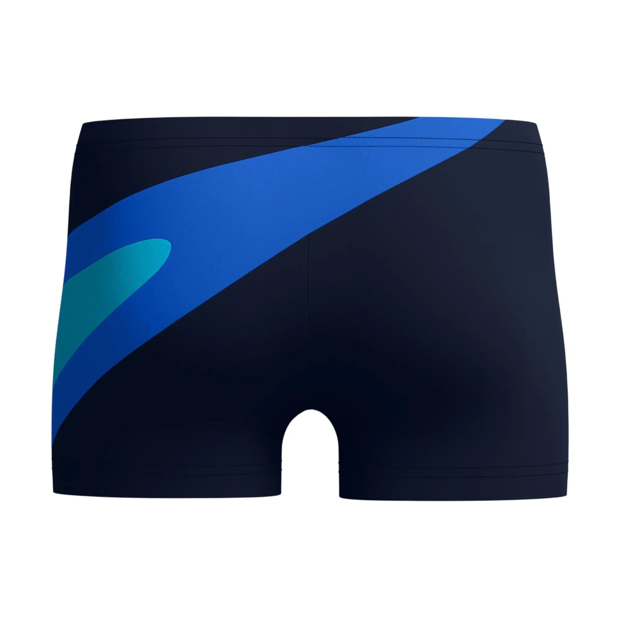 Short De Bain Motif/style Imprimé À L'arrière HYPERBOOM Homme (Bleu Marine) 3/4