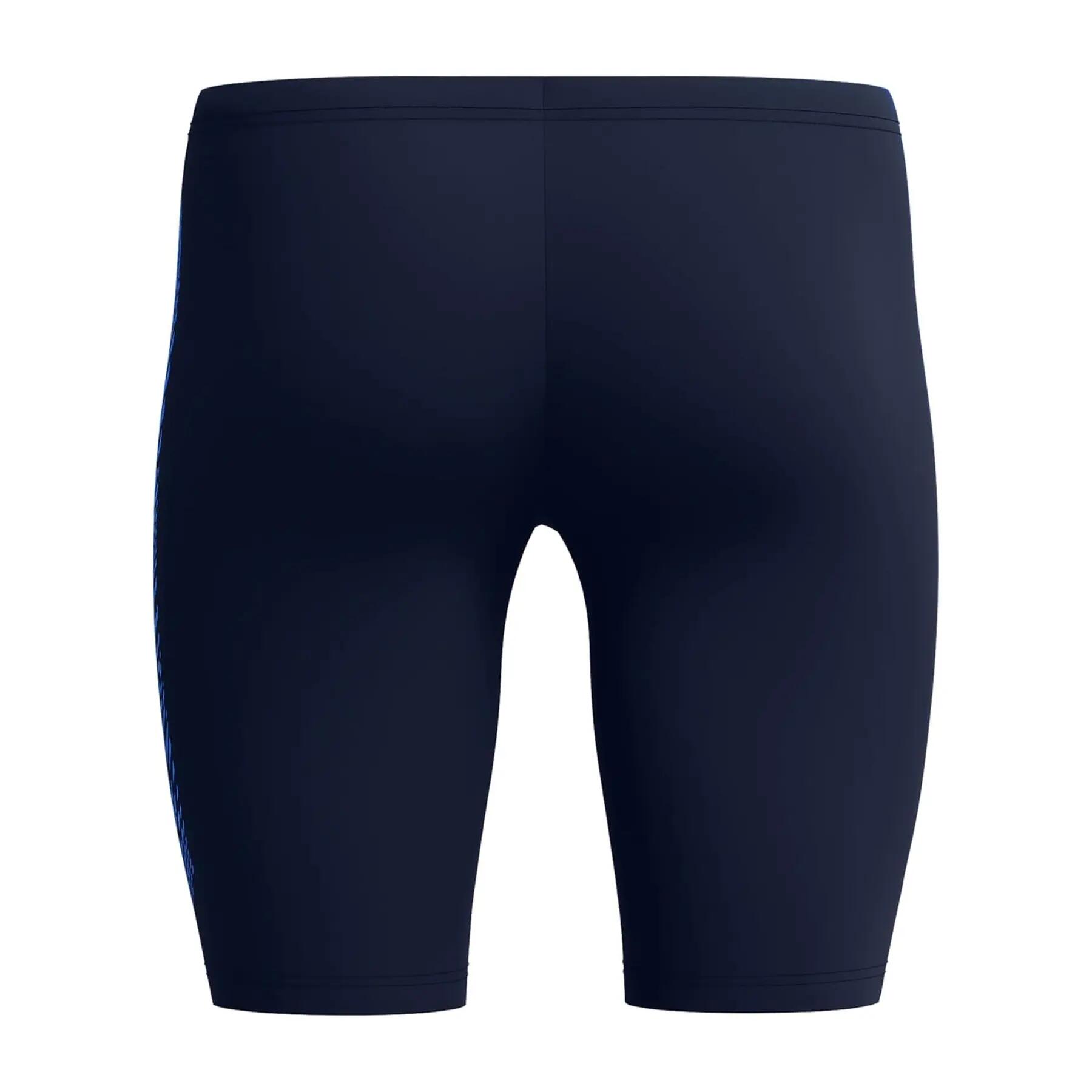 Jammer De Natation Motif/style Ondulé MEDLEY Homme (Bleu Marine / Bleu) 2/4