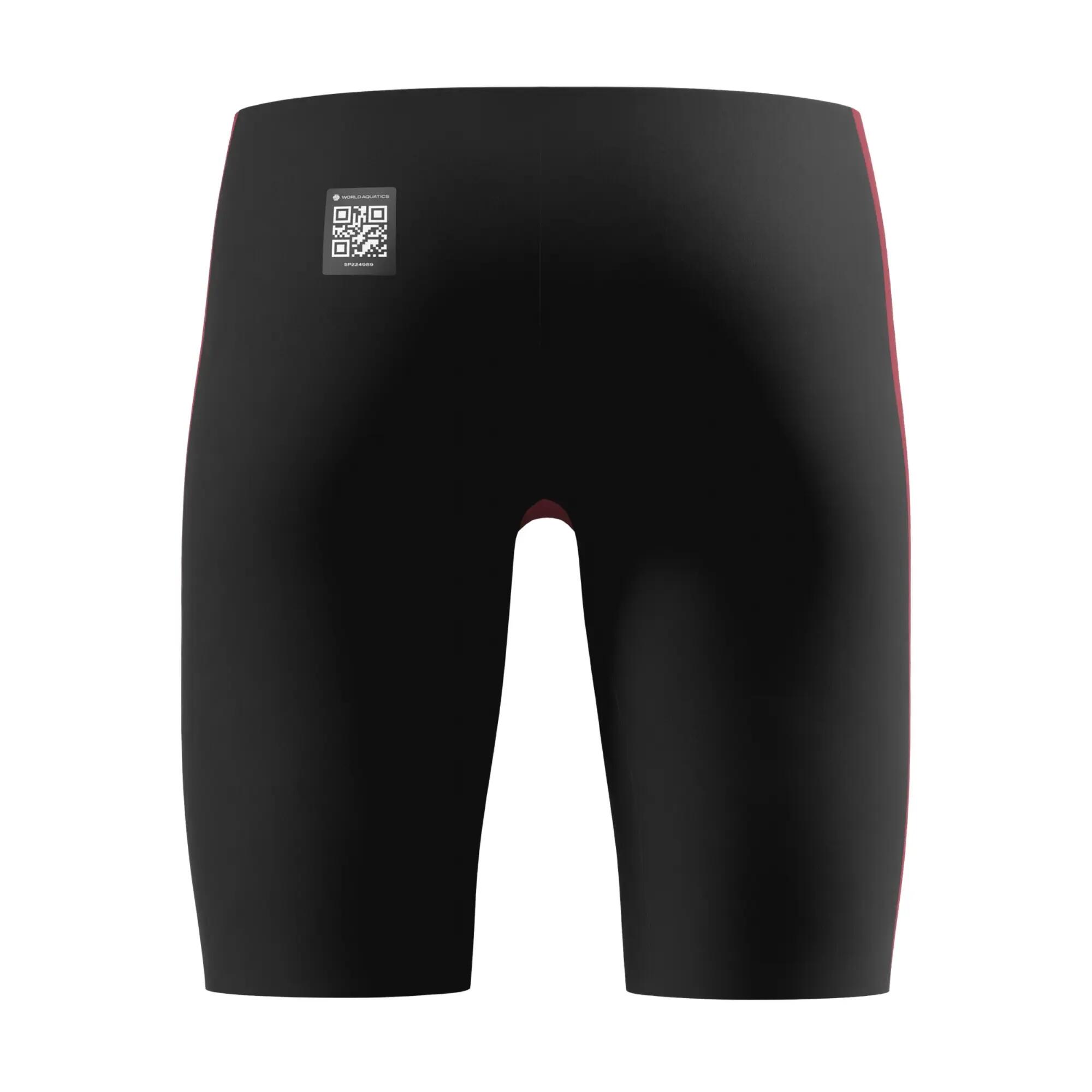 Spodenki startowe Speedo Fastskin Junior Endurance+ High Waisted Jammer Red 2/5