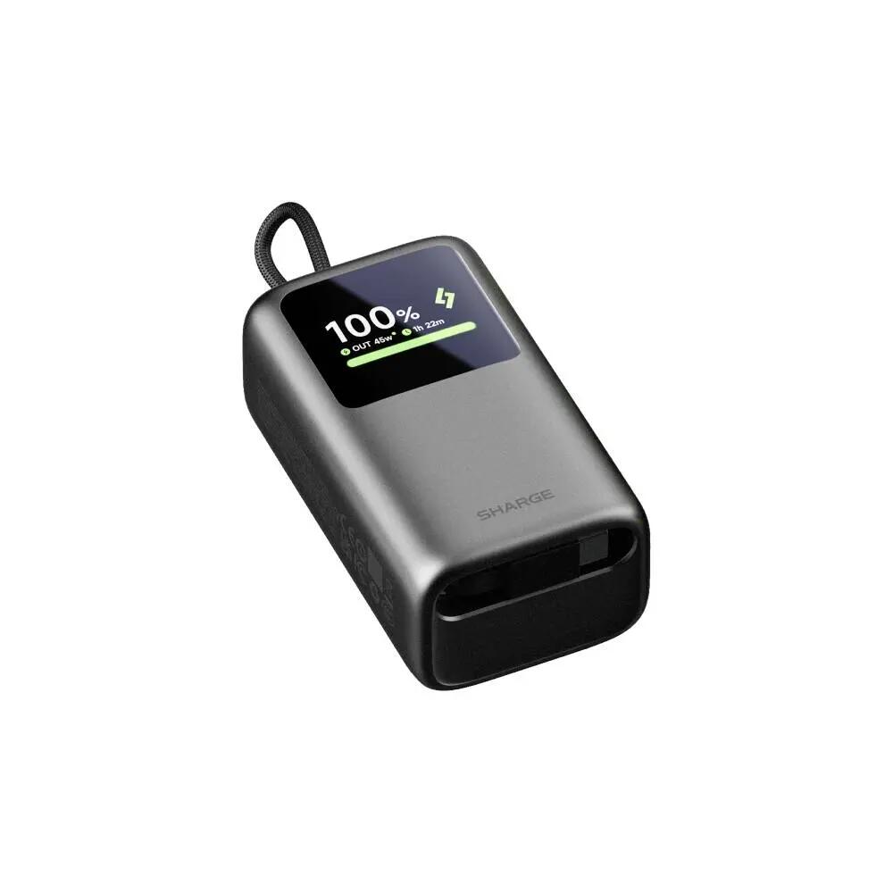 Retractable 45 Powerbank mit eingebautem USB-C-Kabel 2/8