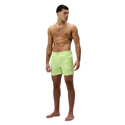 Short De Bain Uni À Taille Élastiquée ESSENTIAL Homme (Vert)