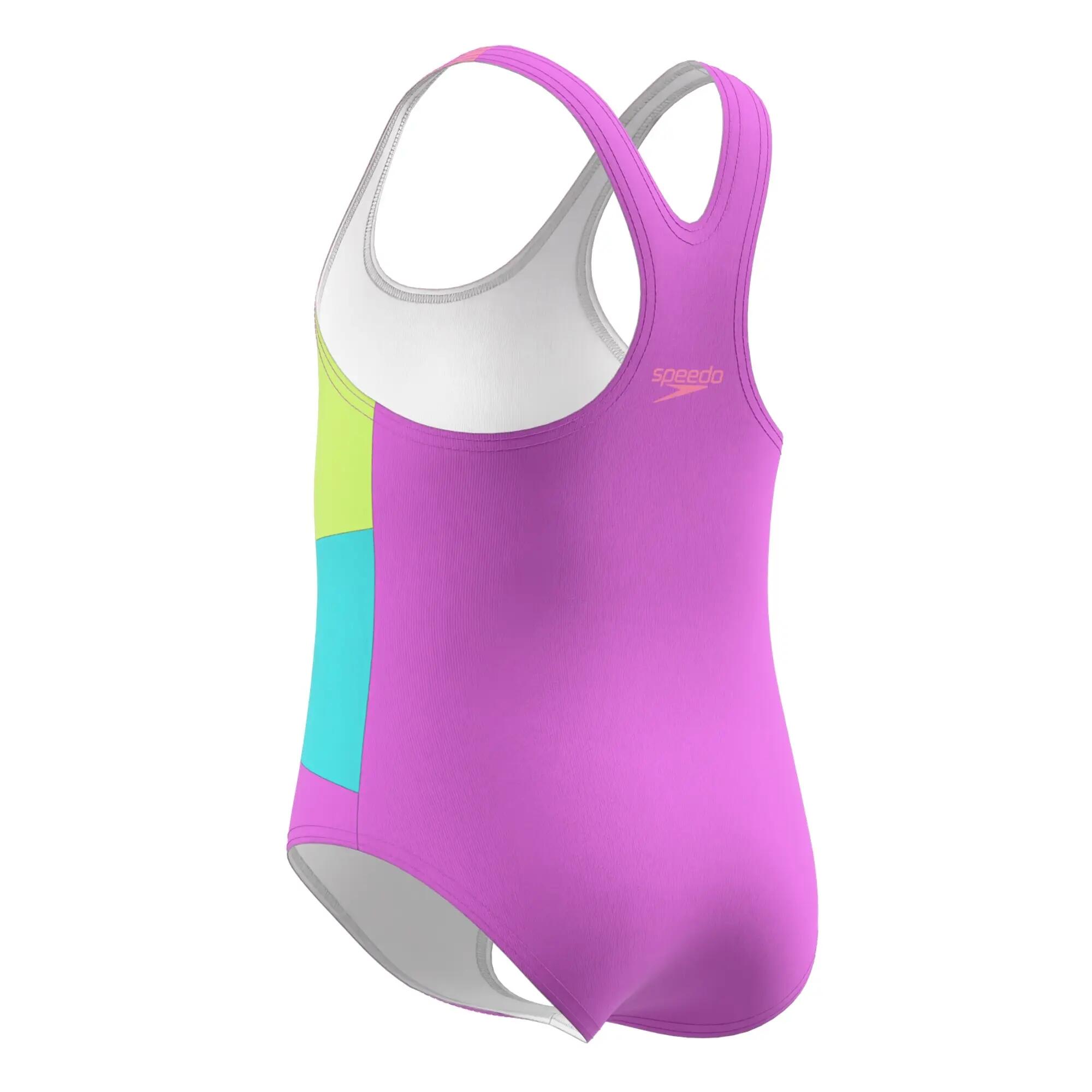 Maillot De Bain 1 Pièce Dos Nageur Motif/style Blocs De Couleurs RADIATING 6/6