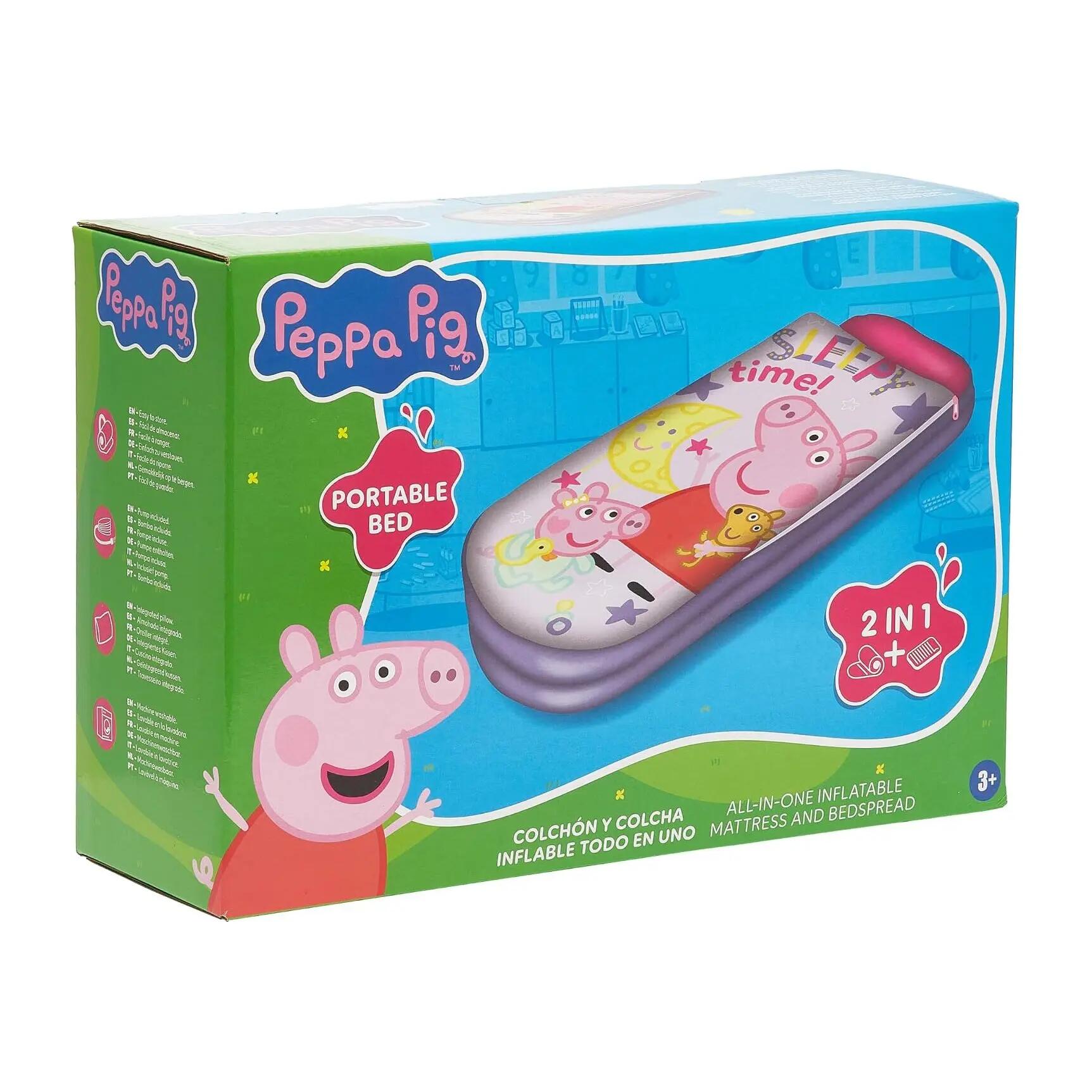 Saco-cama de criança com colchão de ar Peppa Pig 150x62x20cm 5/5
