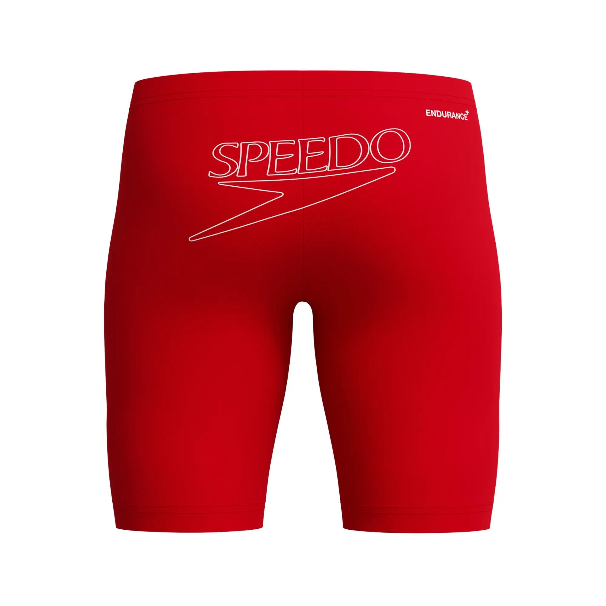 Short De Bain Motif/style Logo Garçon (Rouge) 2/3