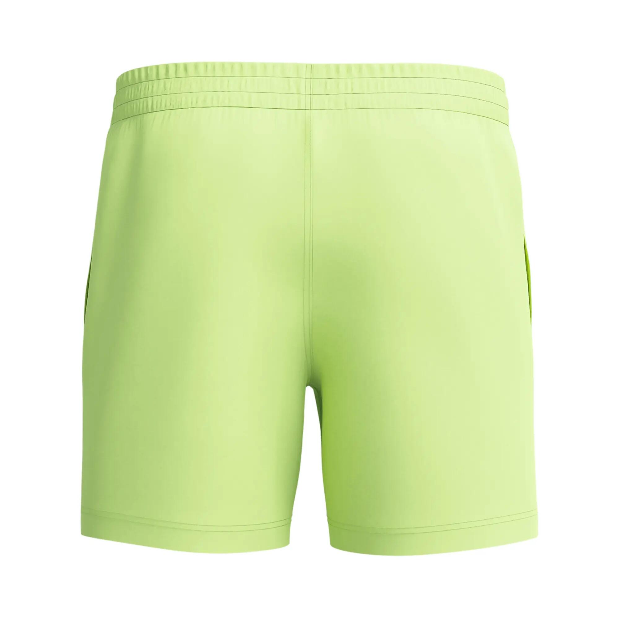 Short De Bain Uni À Taille Élastiquée ESSENTIAL Homme (Vert) 3/7