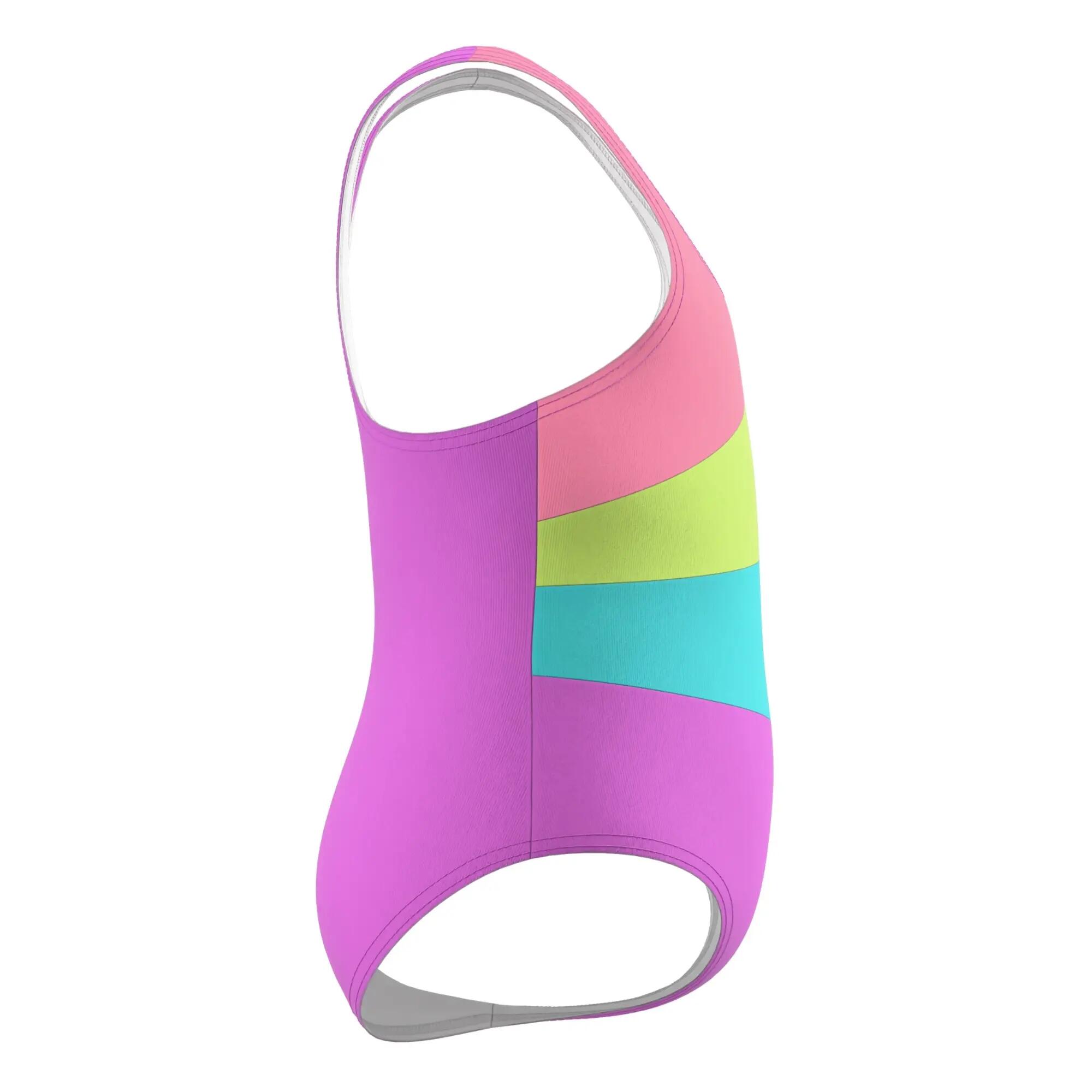 Maillot De Bain 1 Pièce Dos Nageur Motif/style Blocs De Couleurs RADIATING 3/6