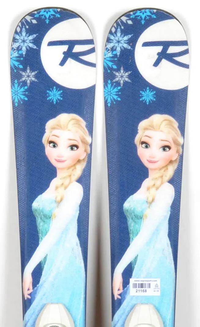 RECONDITIONNE - Skis junior Rossignol FROZEN blue - BON 1/5
