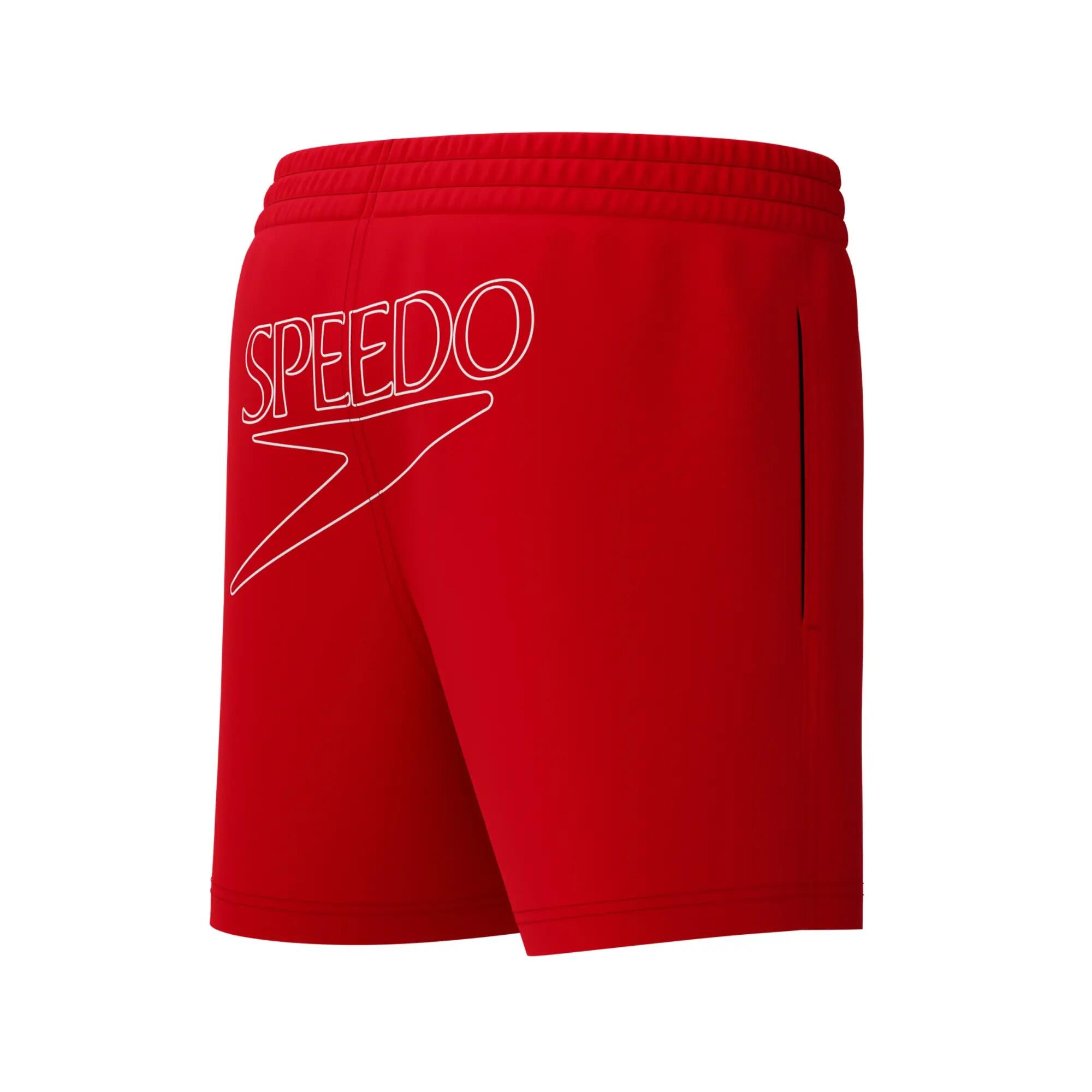 "Volley" Badeshorts für Herren Rot 3/7
