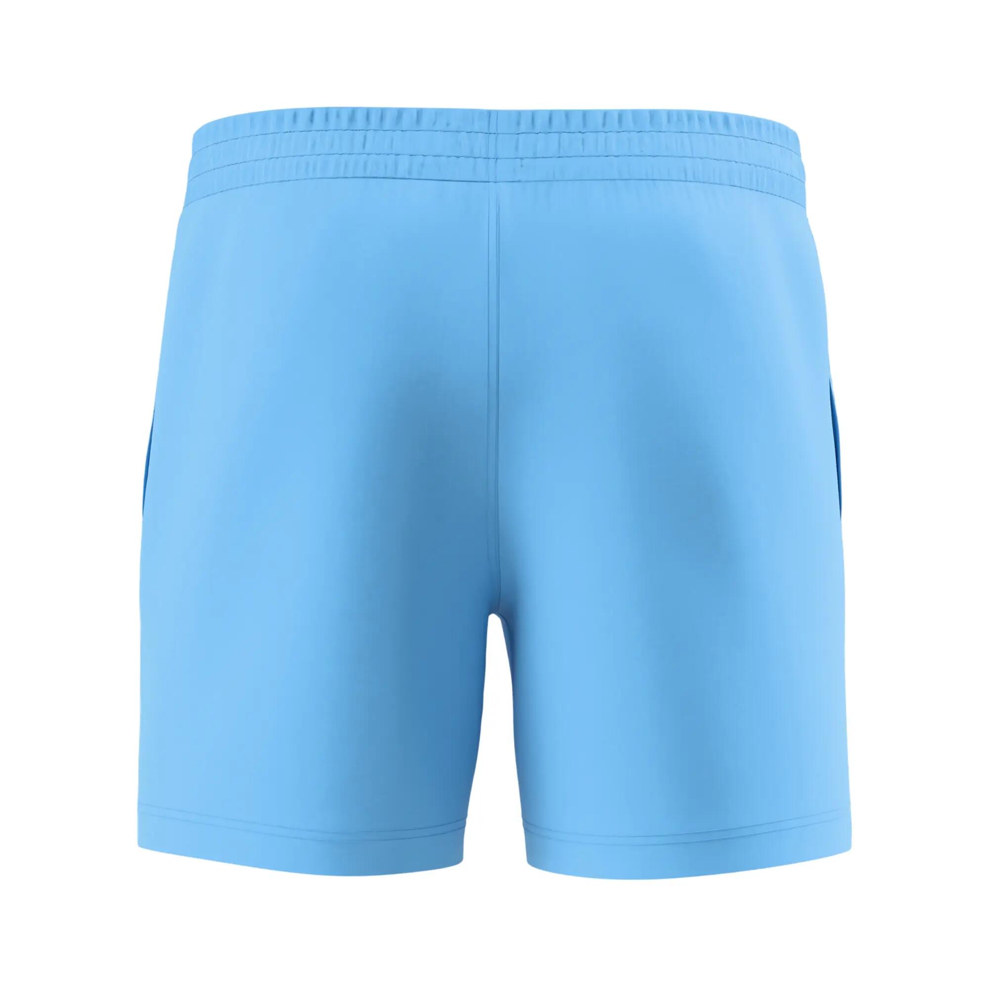Short De Bain Uni À Taille Élastiquée ESSENTIAL Homme (Bleu) 2/4