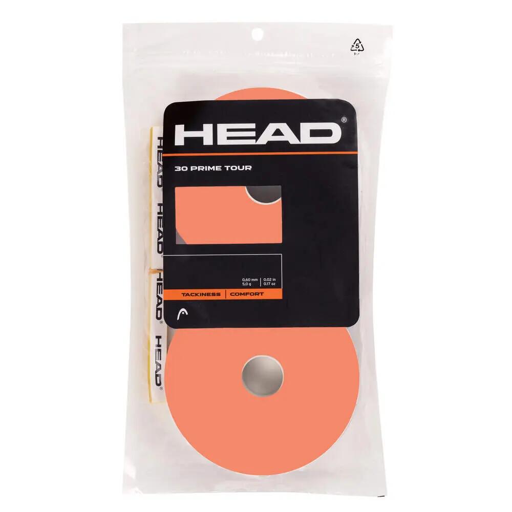 Owijki tenisowe wierzchnie Head Prime Tour x30 łososiowe 2/3