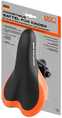 Sella bici bambino 10/12/14/16 pollici Premium Ø222 mm Viola