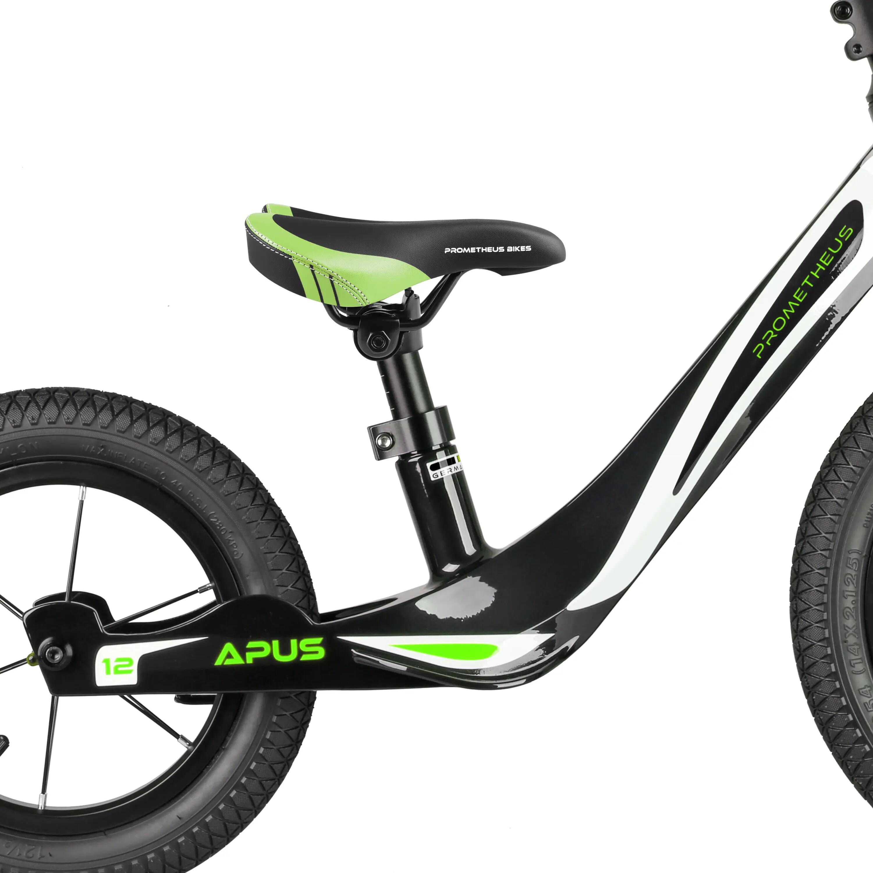 Selle vélo enfant draisienne 10/12/14/16 pouces Premium Verte 2/6