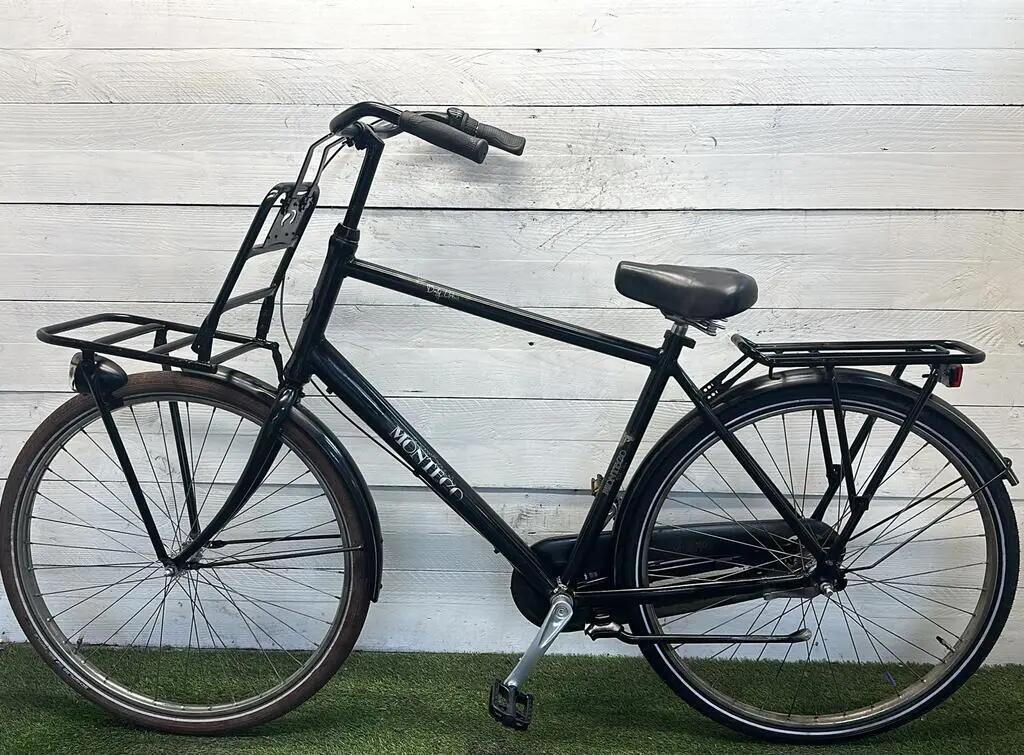 Montego transport stadsfiets bike, zwart 2/2