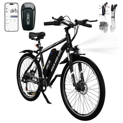 Elektrische fiets mtb rk15 26 inch motor 250w accu 36v 10,4ah 30‑50km