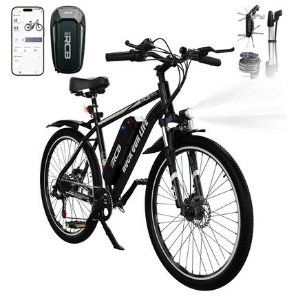 Rower elektryczny dla dorosłych 26" E-Bike, 30-50 km, RCB-RK15
