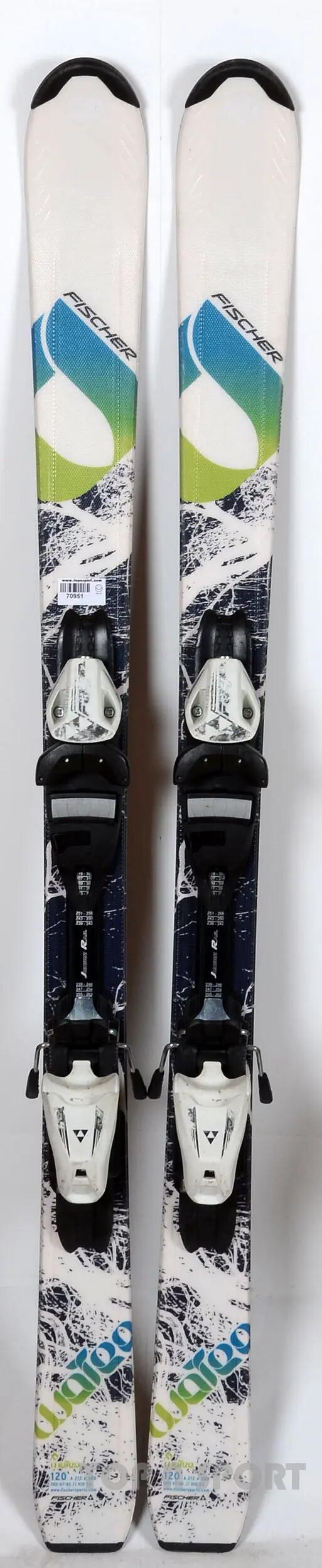 RECONDITIONNE - Skis junior Fischer WATEA JR - Skis d'occasion Junior - BON 2/3