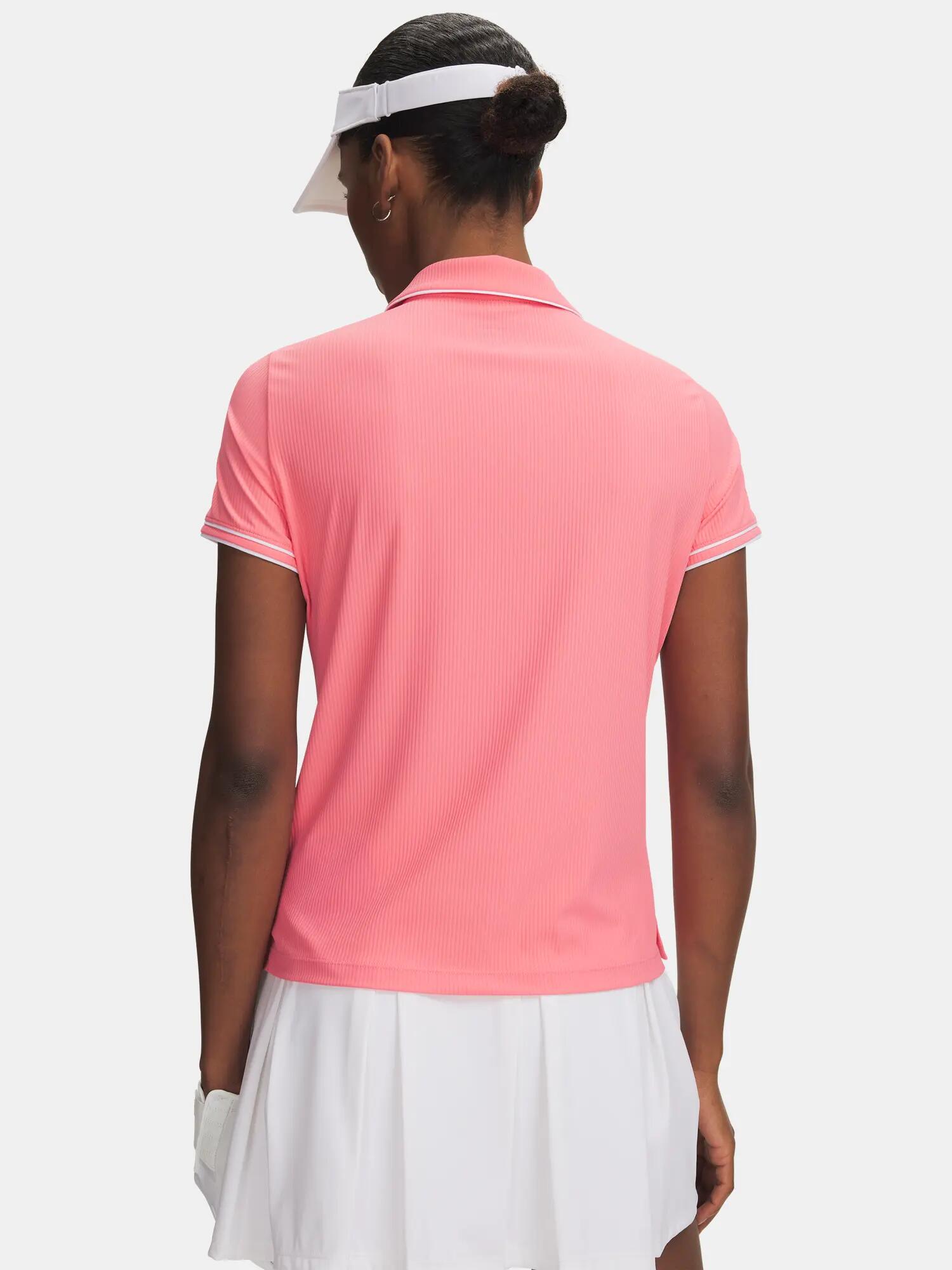 Női póló Under Armour UA Drive Chill SS Polo-PNK 2/3