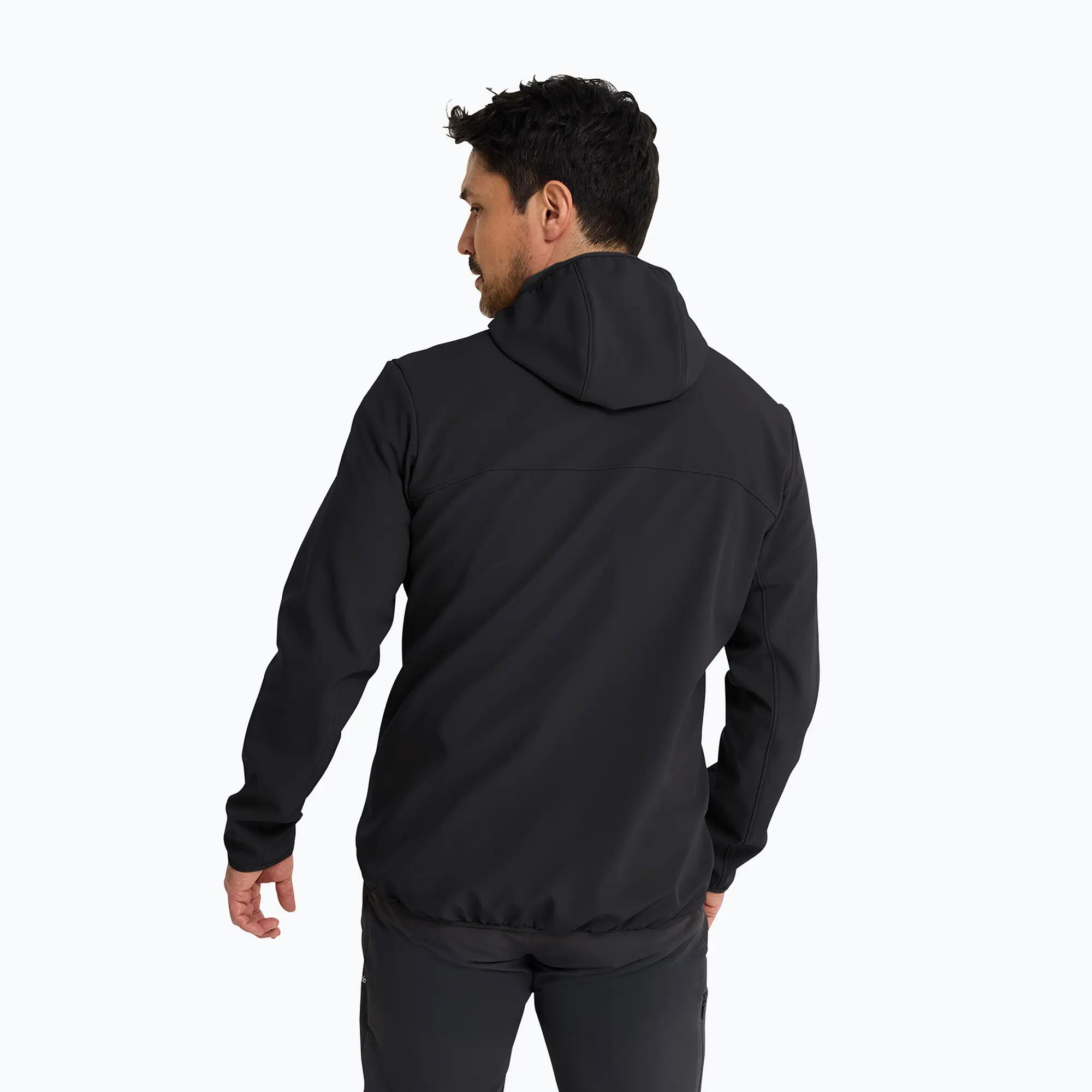 Heren winddichte jas Jack Wolfskin Wild Winds Hooded 2/7