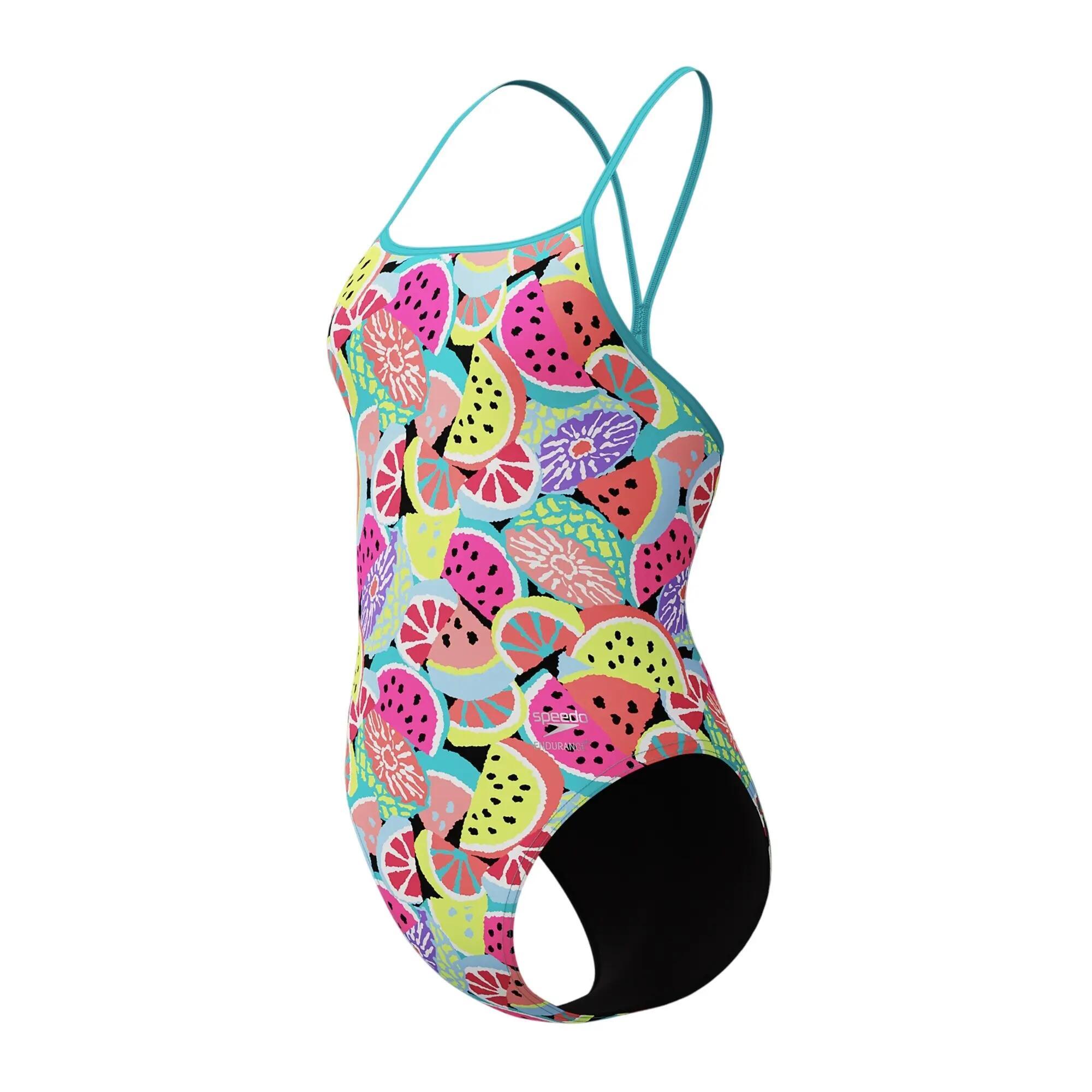 Maillot De Bain 1 Pièce Motif/style Fruit Femme (Multicolore Imprimé Intégral) 4/4