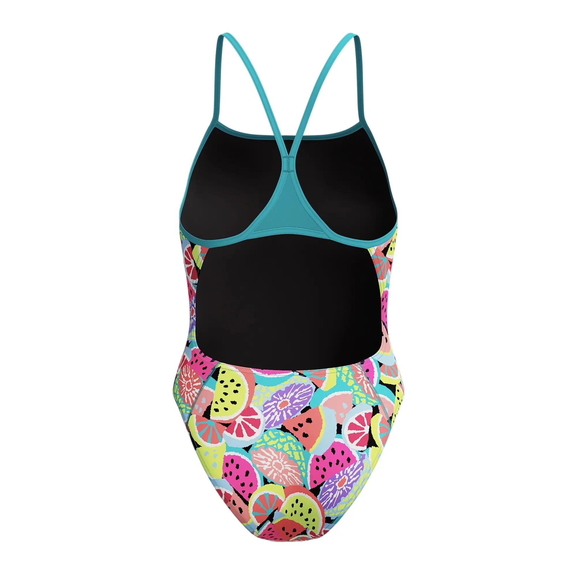 Maillot De Bain 1 Pièce Motif/style Fruit Femme (Multicolore Imprimé Intégral) 2/4