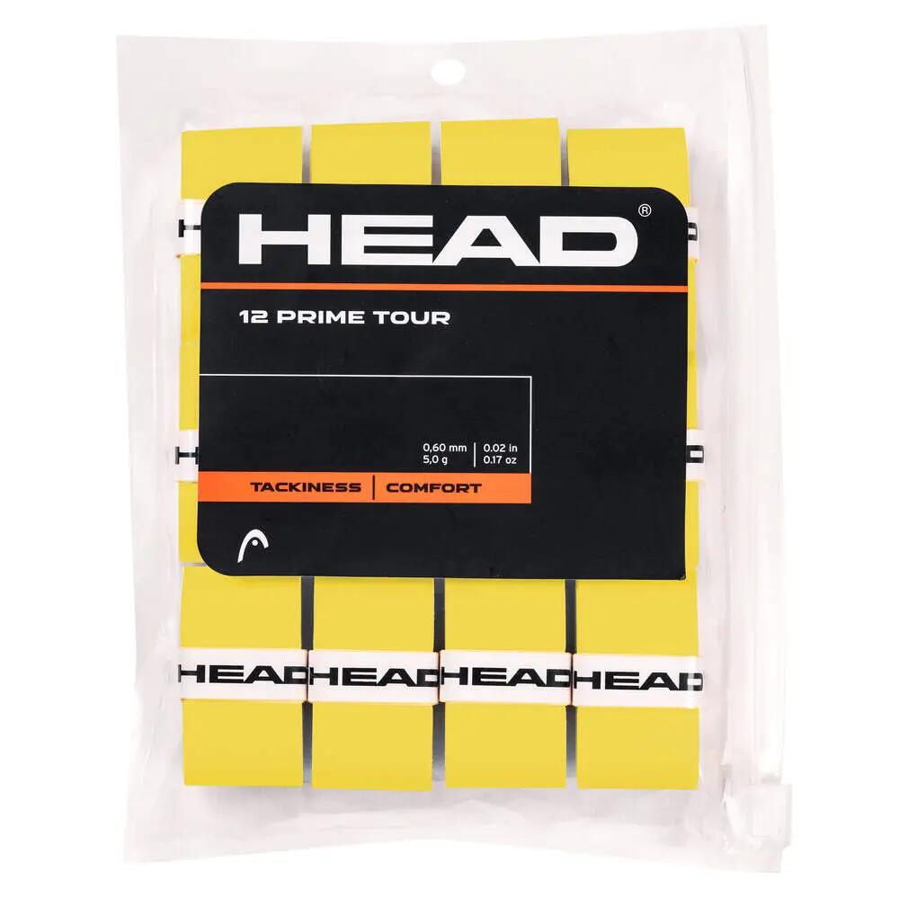 Owijki tenisowe wierzchnie Head Prime Tour x12 żółte 2/3