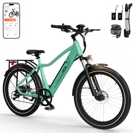 E‑Bike City‑Trekking G5, 468Wh, Drehmomentsensor, Reichweite 60‑120km
