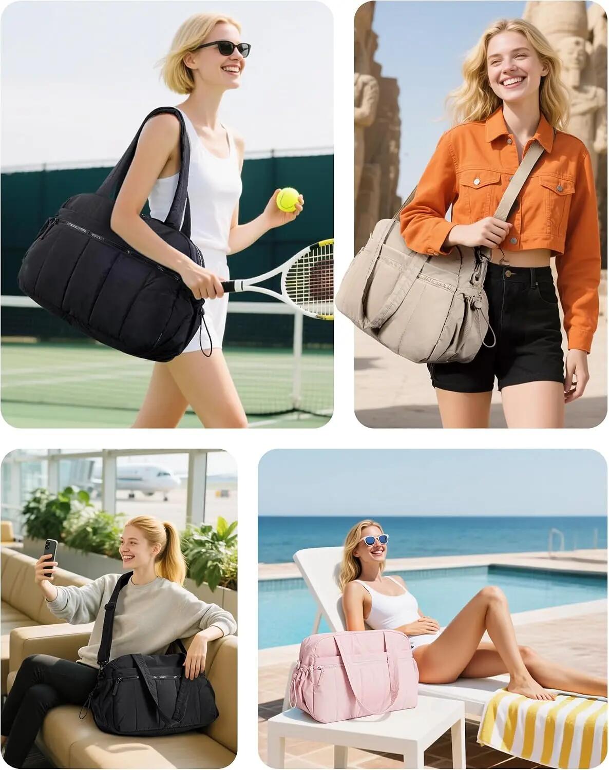 Sac de fitness Cloud pour femme – Sac de yoga léger pour courts séjours et voyag 5/5