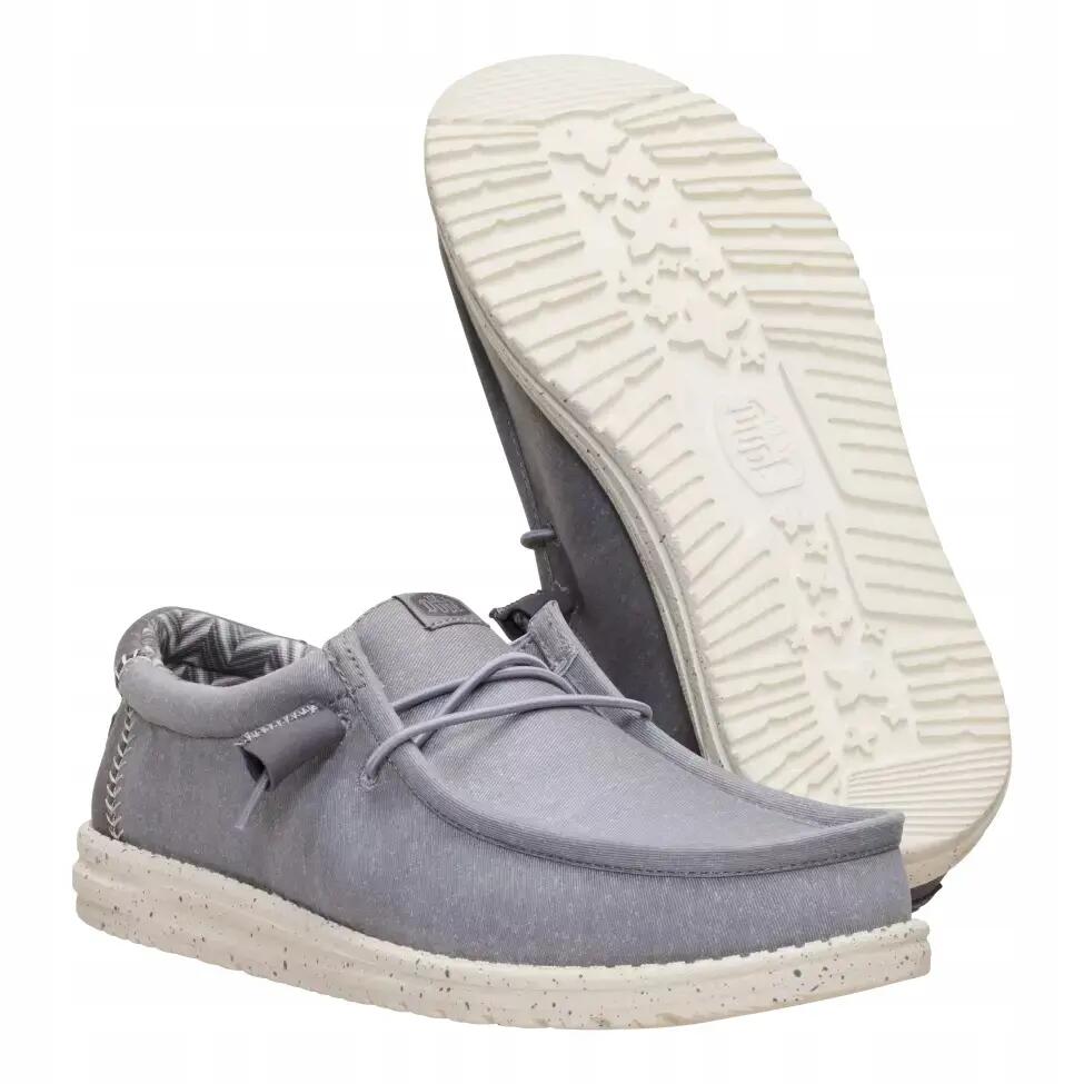 HeyDude Męskie Mokasyny Wally Stretch Canvas 3/6