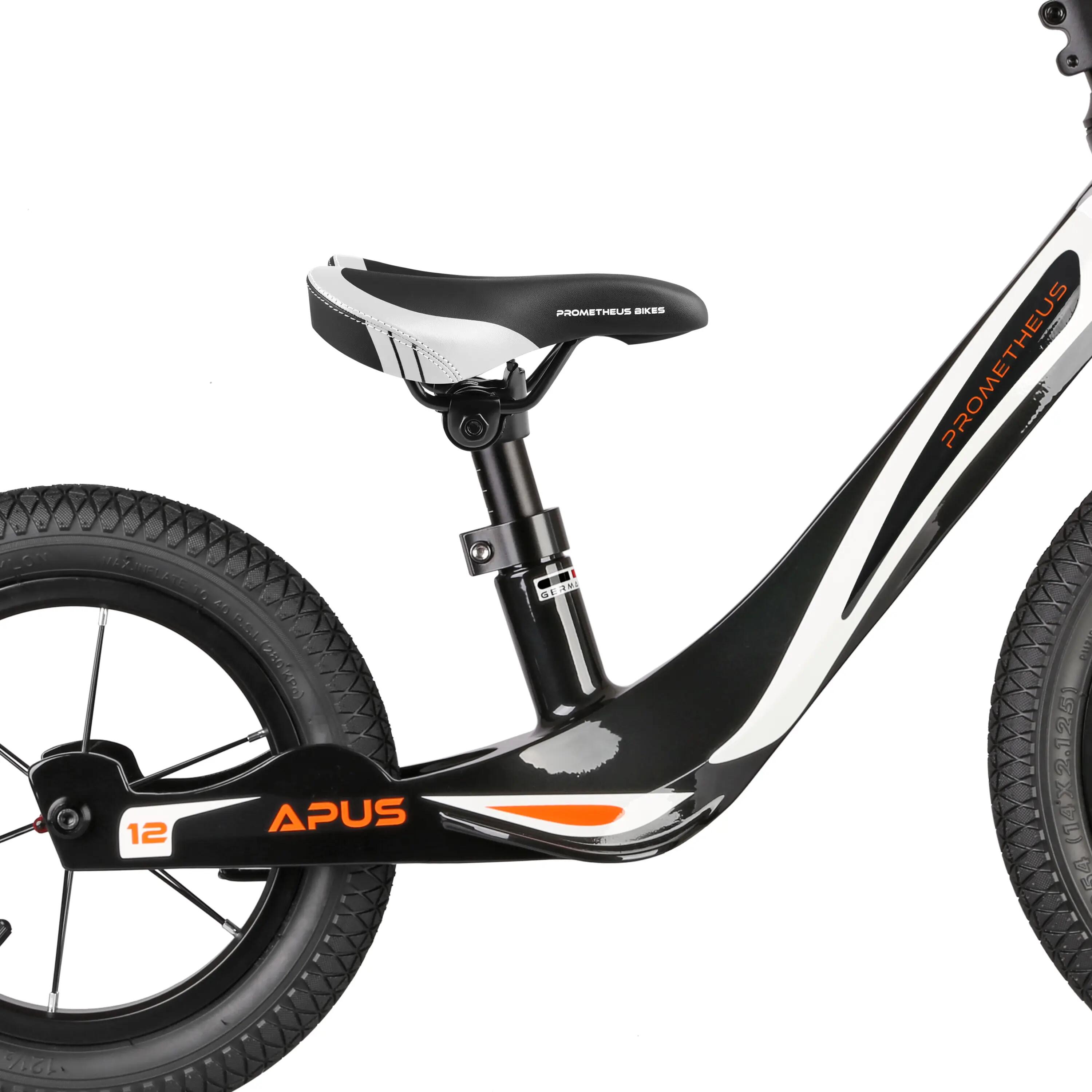Sillín bicicleta infantil sin pedales 10/12/14/16 pulgadas Premium Blanco 2/6