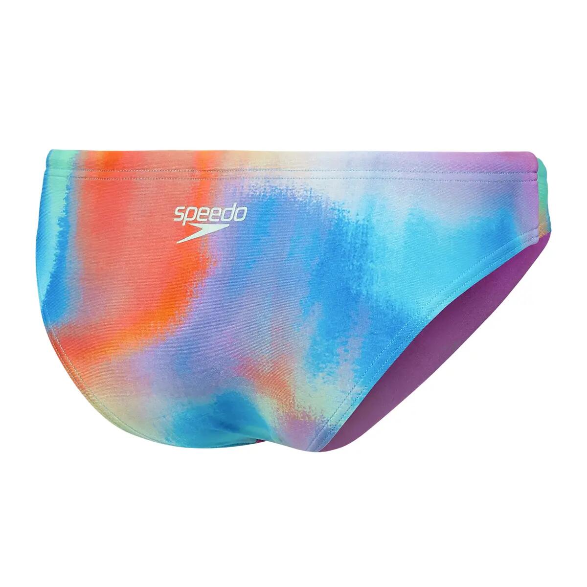 Culotte De Bain Motif/style Numérisé Femme (Bleu / Rose) 2/4