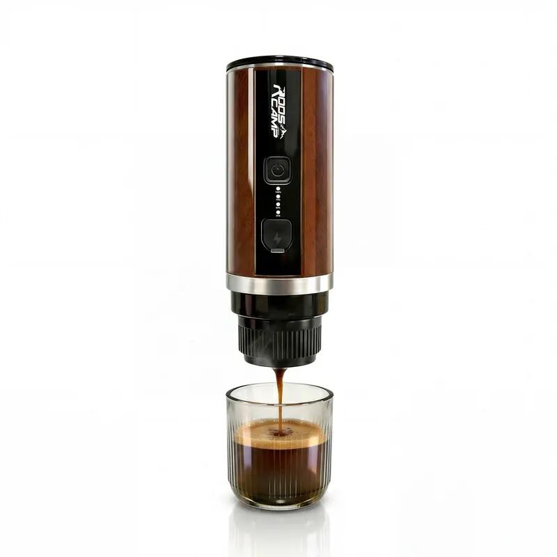 RoosCamp Machine à Expresso Portable 20 Bars – Capsules & Café Moulu, 12 V 2/10