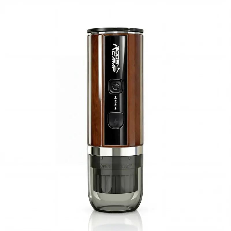RoosCamp Machine à Expresso Portable 20 Bars – Capsules & Café Moulu, 12 V 10/10